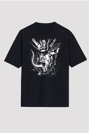 Motörhead Siyah Unisex Oversize Tişört T-Shirt