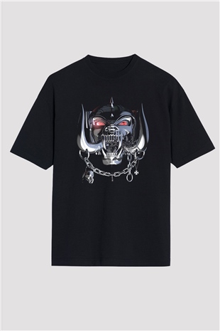 Motörhead Siyah Unisex Oversize Tişört T-Shirt