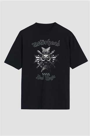 Motörhead Siyah Oversize Tişört Oversize T-shirt - TişörtFabrikası