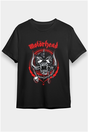 Motörhead Siyah Unisex Tişört T-Shirt - TişörtFabrikası