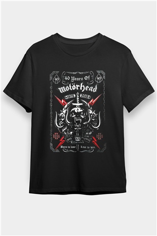 Motörhead Siyah Unisex Tişört T-Shirt - TişörtFabrikası