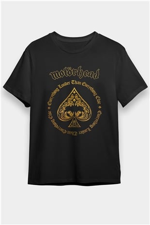 Motörhead Siyah Unisex Tişört T-Shirt - TişörtFabrikası