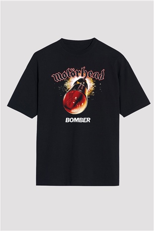 Motörhead Siyah Oversize Tişört Oversize T-shirt - TişörtFabrikası