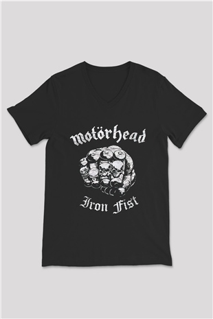 Motörhead Siyah Unisex V Yaka Tişört