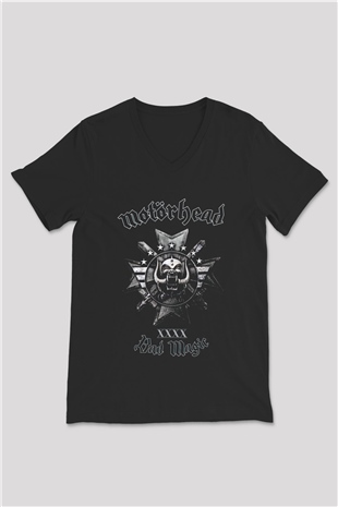 Motörhead Siyah Unisex V Yaka Tişört