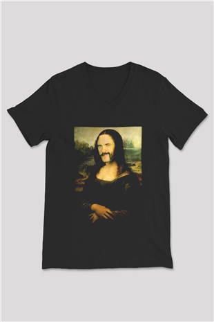 Motörhead Siyah Unisex V Yaka Tişört T-Shirt