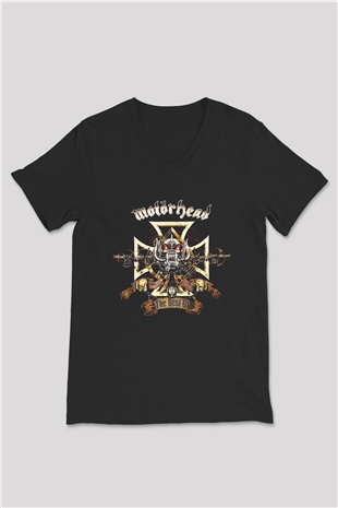 Motörhead The Best Off Siyah Unisex V Yaka Tişört T-Shirt
