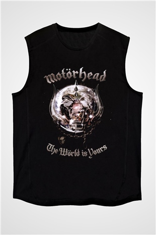 Motörhead The Wörld Is Yours Siyah Unisex Kolsuz Tişört