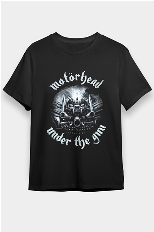 Motörhead Under The Gun Siyah Unisex Tişört T-Shirt - TişörtFabrikası