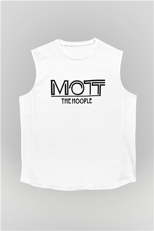 Mott the Hoople Beyaz Unisex Kolsuz Tişört