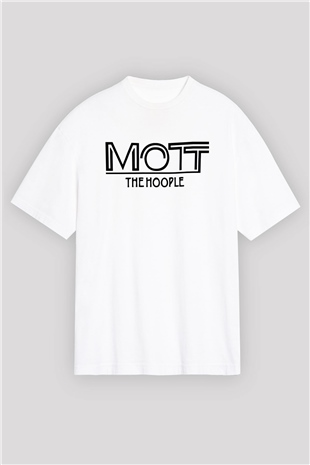 Mott the Hoople Beyaz Unisex Oversize Tişört T-Shirt