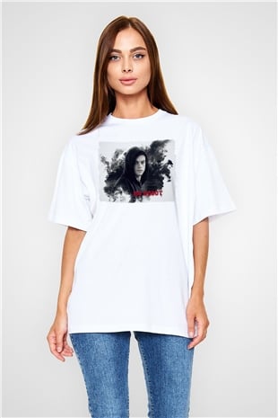 Mr. Robot Beyaz Oversize Tişört Oversize T-shirt
