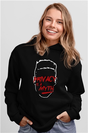 Mr. Robot Siyah Unisex Hoodie