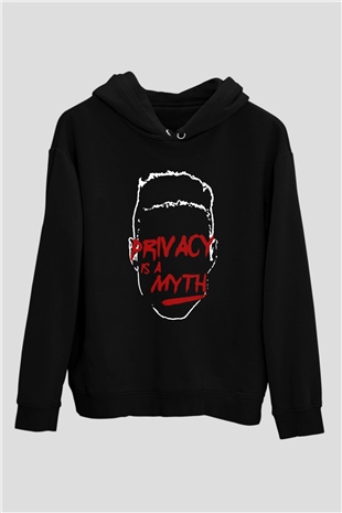 Mr. Robot Siyah Unisex Hoodie