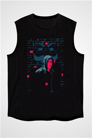 Mr. Robot Siyah Unisex Kolsuz Tişört