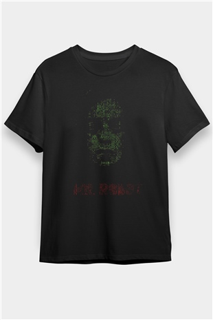 Mr. Robot Siyah Unisex Tişört T-Shirt