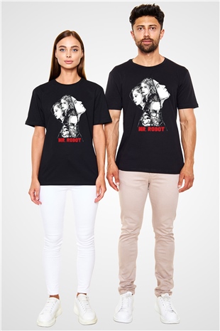 Mr. Robot Siyah Unisex Tişört T-Shirt