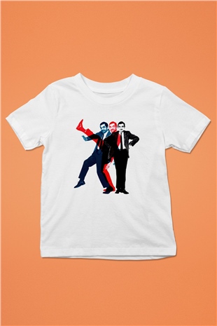 Mr.Bean Beyaz Unisex  Çocuk Tişört