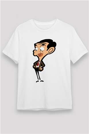 Mr.Bean Beyaz Unisex Tişört