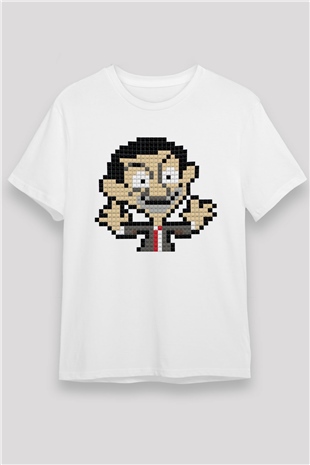 Mr.Bean Beyaz Unisex Tişört