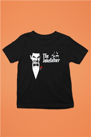 Mr.Bean Siyah Unisex  Çocuk Tişört