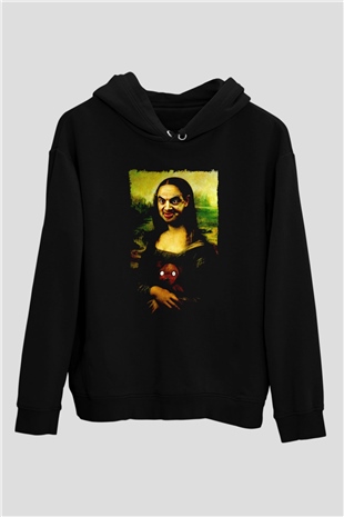 Mr.Bean Siyah Unisex Hoodie