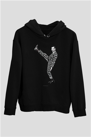 Mr.Bean Siyah Unisex Hoodie