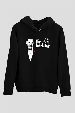 Mr.Bean Siyah Unisex Hoodie