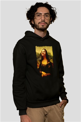 Mr.Bean Siyah Unisex Hoodie