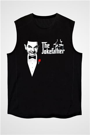 Mr.Bean Siyah Unisex  Kolsuz Tişört