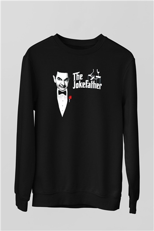 Mr.Bean Siyah Unisex  Sweatshirt