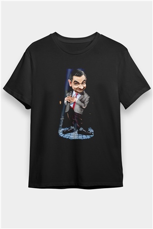 Mr.Bean Siyah Unisex Tişört