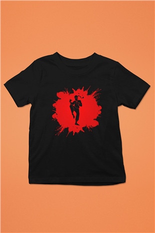 Muay Thai Siyah Unisex Çocuk Tişört