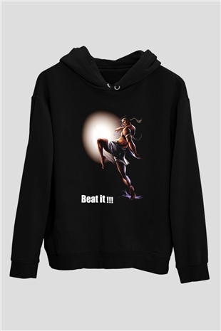 Muay Thai Siyah Unisex Hoodie