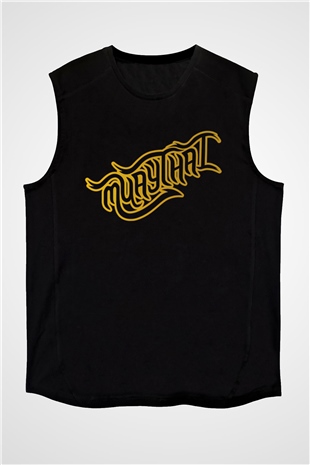 Muay Thai Siyah Unisex Kolsuz Tişört