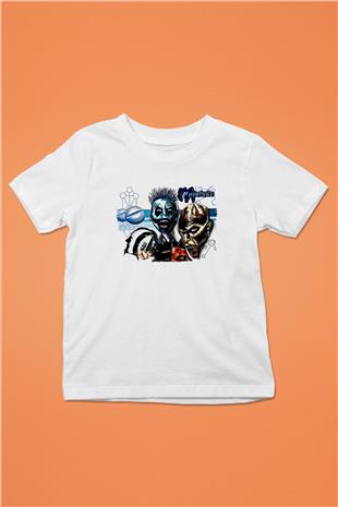 Mudvayne Baskılı Beyaz Unisex Beyaz Çocuk Tişört - Tshirt