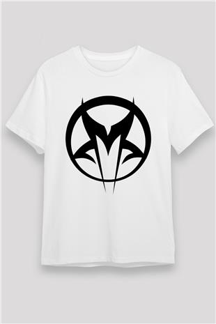 Mudvayne Baskılı Unisex Beyaz Tişört - Tshirt