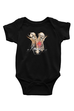 Mudvayne Baskılı Unisex Siyah Bebek Body - Zıbın