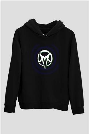 Mudvayne Baskılı Unisex Siyah Kapüşonlu Sweatshirt