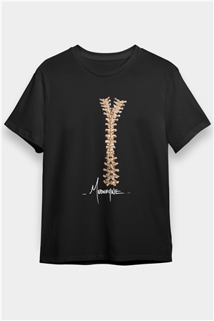 Mudvayne Baskılı Unisex Siyah Tişört - Tshirt