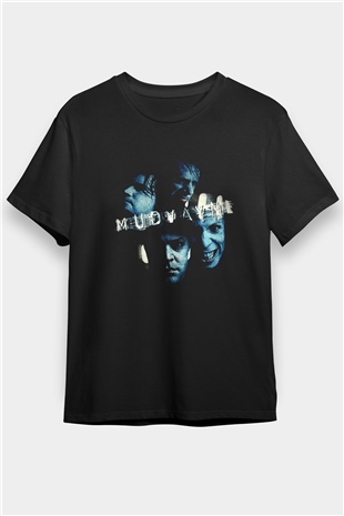 Mudvayne Baskılı Unisex Siyah Tişört - Tshirt