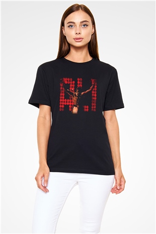 Muhammed Ali Siyah Unisex Tişört T-Shirt - TişörtFabrikası