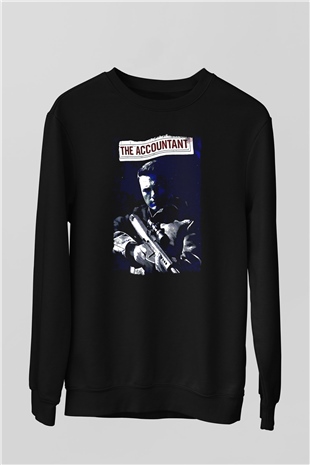 Muhasebeci Siyah Unisex Sweatshirt