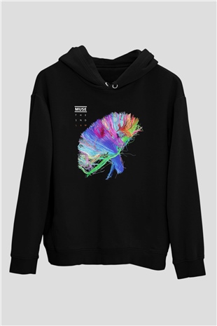 Muse Siyah Unisex Hoodie