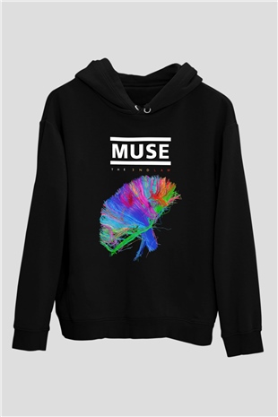 Muse Siyah Unisex Hoodie