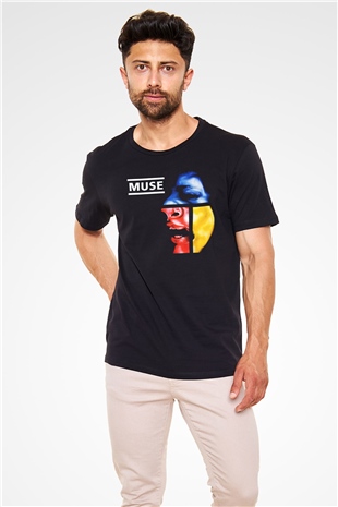 Muse Siyah Unisex Tişört T-Shirt - TişörtFabrikası