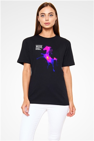 Muse Siyah Unisex Tişört T-Shirt - TişörtFabrikası