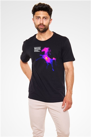 Muse Siyah Unisex Tişört T-Shirt - TişörtFabrikası