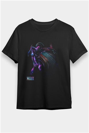 Muse Siyah Unisex Tişört T-Shirt - TişörtFabrikası