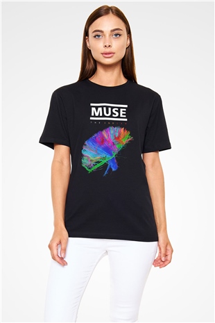 Muse Siyah Unisex Tişört T-Shirt - TişörtFabrikası
